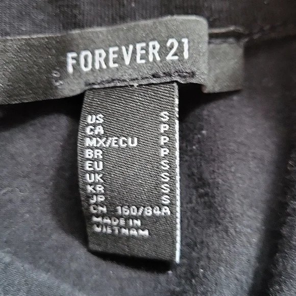 5 FOR $25 FOREVER21 Black Bodysuit - Picture 4 of 4
